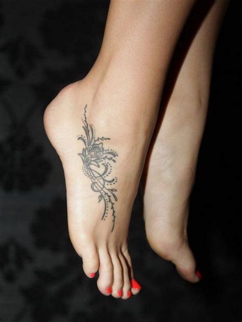 side foot tattoos|female tattoo pictures on foot.